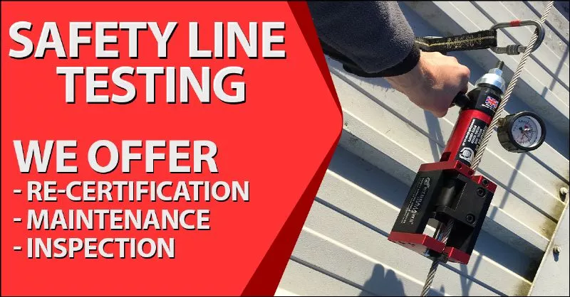 Safety Line Testing Milton Keynes Industrial Roofing - Milton Keynes, Buckinghamshire